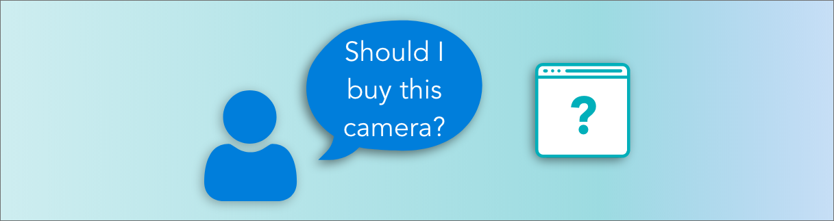 A web used asking a browser "should i buy this camera?" and the browser doesn't know how to respond